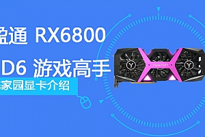 盈通 RX6800-16GD6 游戏高手评测跑分参数介绍
