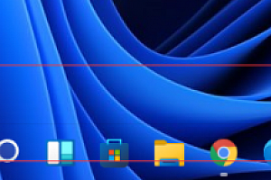 win11透明任务栏有一条黑线解决方法